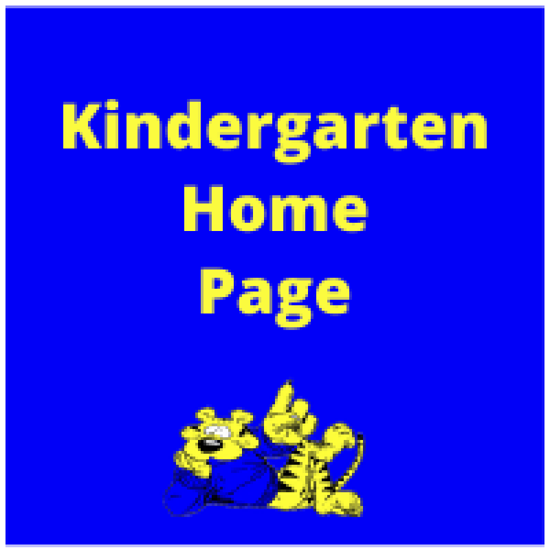 Kindergarten home page with tiger
