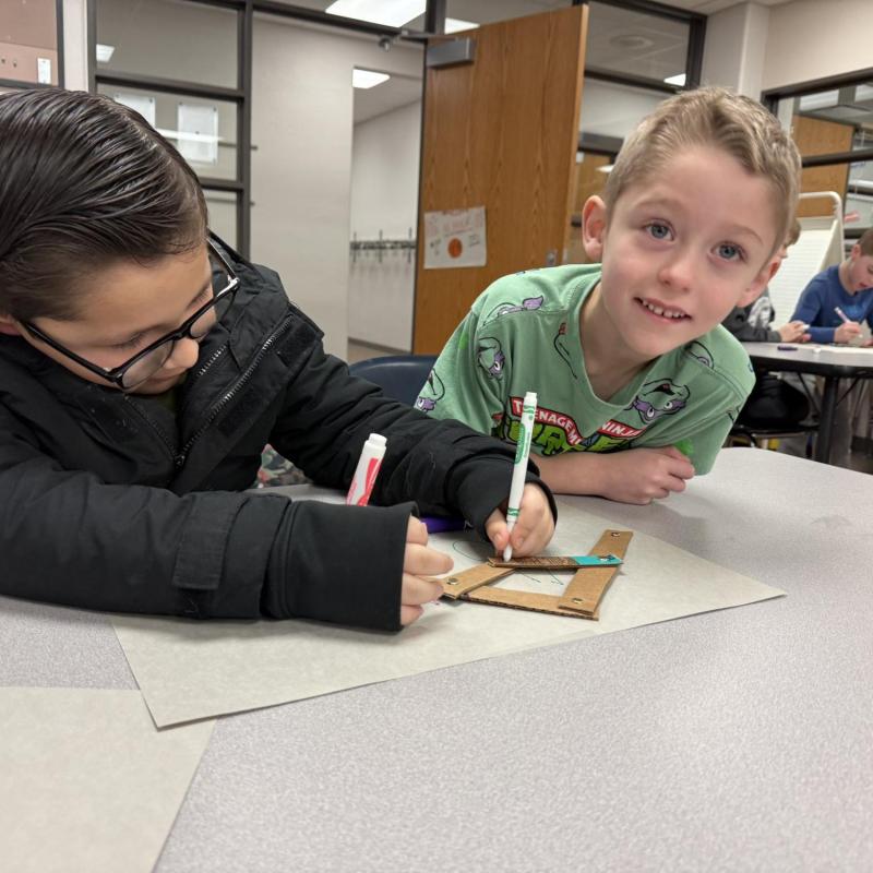 Students at STEM Club